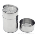  Airtight Double Lids Loose Tea Bags Tin Canister Supplier